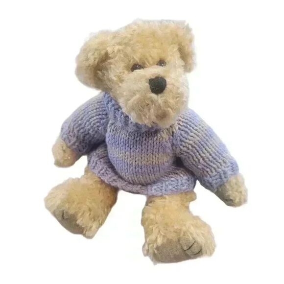 𝅺Boyd's Bears 8" Stuffed Animal Teddy Bear w Striped Sweater - Picture 1 of 9